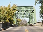 San Joaquin River Bridge at Mossdale Crossing, San Joaquin County CA USA September 2012